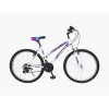 Велосипед 26' хардтейл, рама женская TOPGEAR Style 21 ск, торм. V-brake бело-фиолетовый 16' ВН26433К